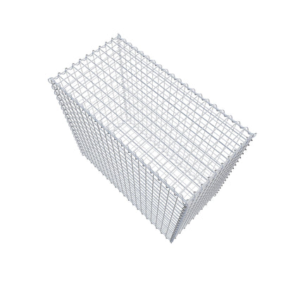 Gabion 100 cm x 90 cm x 50 cm (L x H x D), mesh size 5 cm x 5 cm, spiral