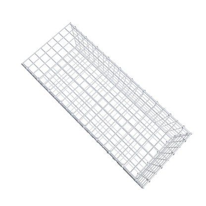 Gavión complementario de tipo 2 100 cm x 30 cm x 40 cm (largo x alto x fondo), malla 5 cm x 5 cm, anillo en C