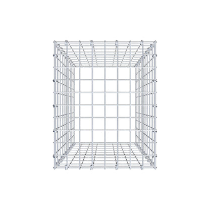 Gavión complementario de tipo 3 100 cm x 40 cm x 50 cm (L x A x P), malla 5 cm x 10 cm, anillo en C