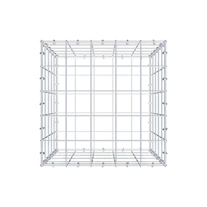 Gabion 50 cm x 50 cm x 50 cm (L x H x D), maskestørrelse 10 cm x 10 cm, C-ring