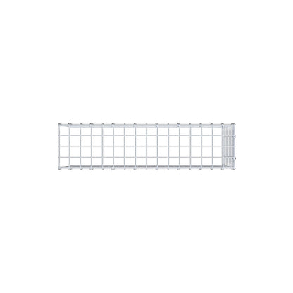 Pila adicional tipo 4 80 cm x 40 cm x 20 cm (L x A x P), malla 5 cm x 5 cm, anillo en C