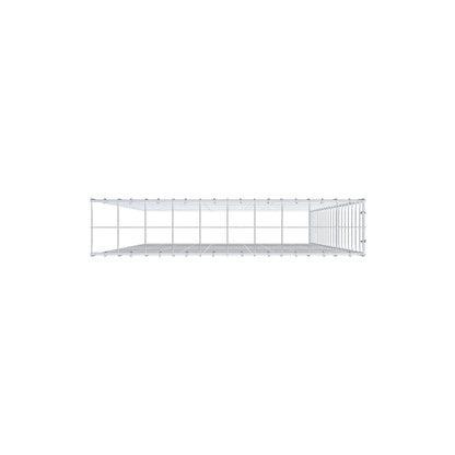 Fourche rapportée type 4 200 cm x 100 cm x 20 cm (L x H x P), mailles 10 cm x 10 cm, anneau en C