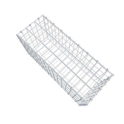Gabião 80 cm x 40 cm x 30 cm (C x A x P), malhagem 5 x 10 cm, anel espiral