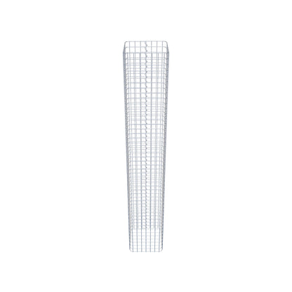 Columna de gaviones angular 37 cm x 37 cm, 230 cm de altura, MW 5 cm x 5 cm
