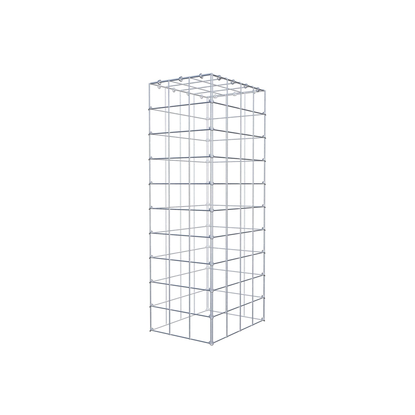 Anbaugabione Typ 3 100 cm x 40 cm x 30 cm (L x H x T), Maschenweite 10 cm x 10 cm, C-Ring