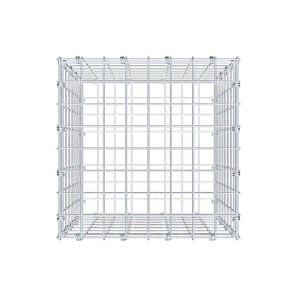 Gabion 40 cm x 40 cm x 40 cm (L x H x D), mesh size 5 x 5 cm, spiral ring