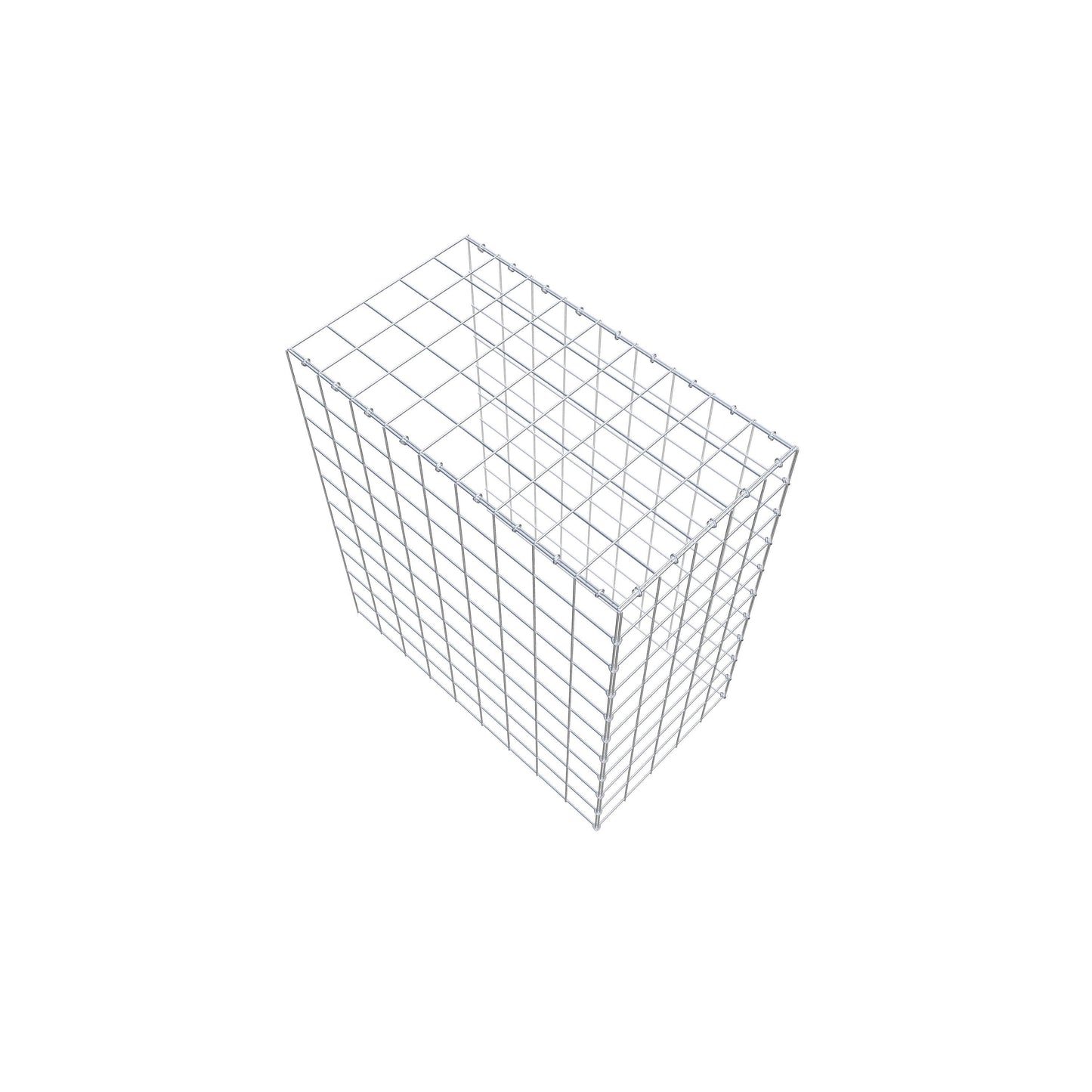 Gavión adicional tipo 4 100 cm x 90 cm x 50 cm (L x A x P), malla 10 cm x 10 cm, anillo en C
