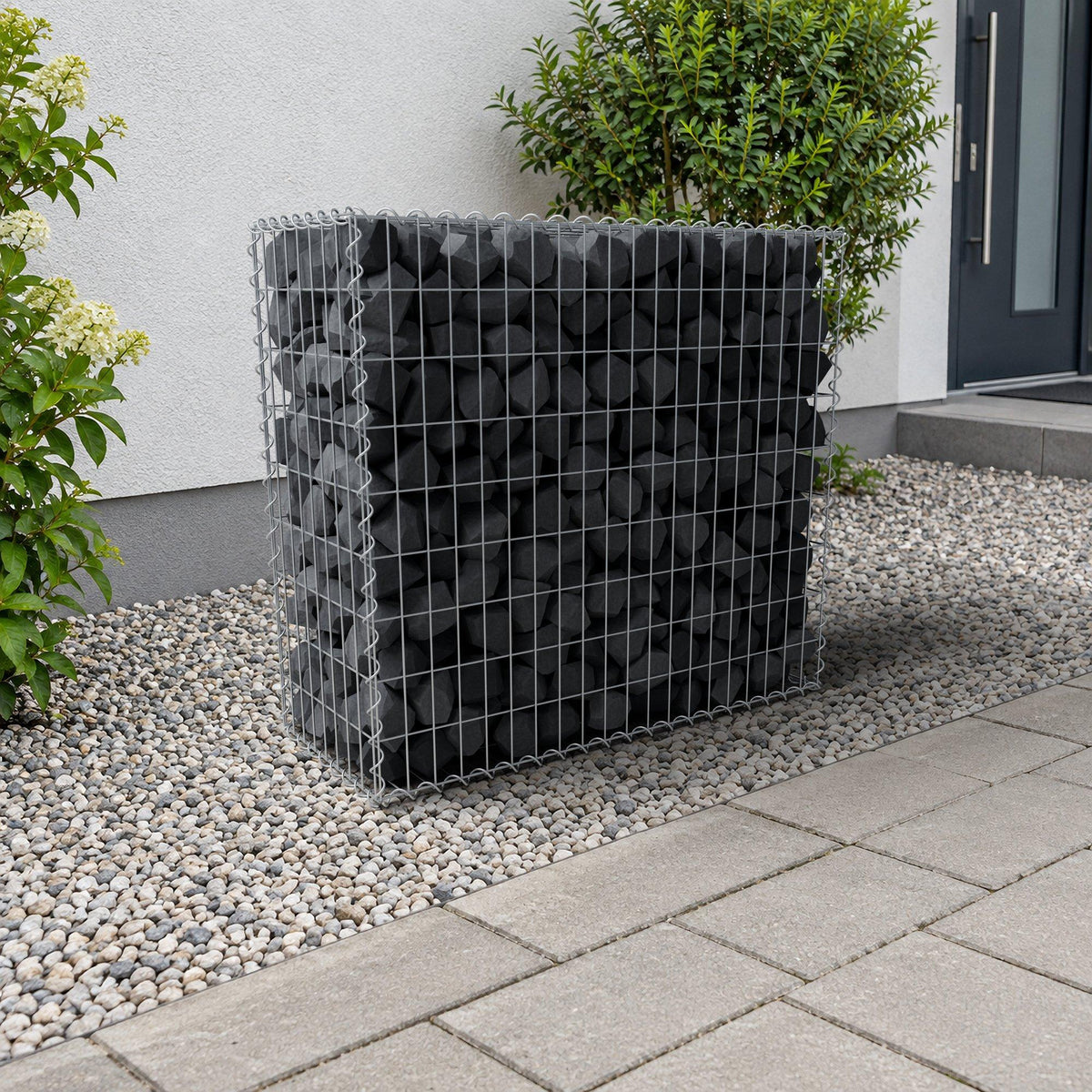 Gabbione 100 cm x 90 cm x 40 cm (L x H x P), maglia 5 cm x 10 cm, spirale