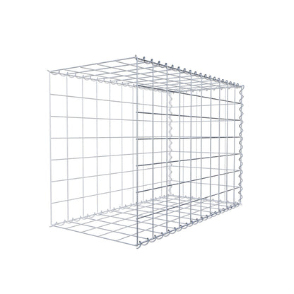 Gabion rapporté type 2 100 cm x 70 cm x 50 cm (L x H x P), mailles 10 cm x 10 cm, spirale