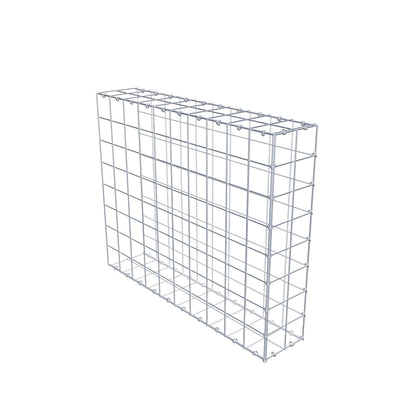 Gabbione aggiuntivo tipo 2 100 cm x 80 cm x 20 cm (L x H x P), maglia 10 cm x 10 cm, anello a C