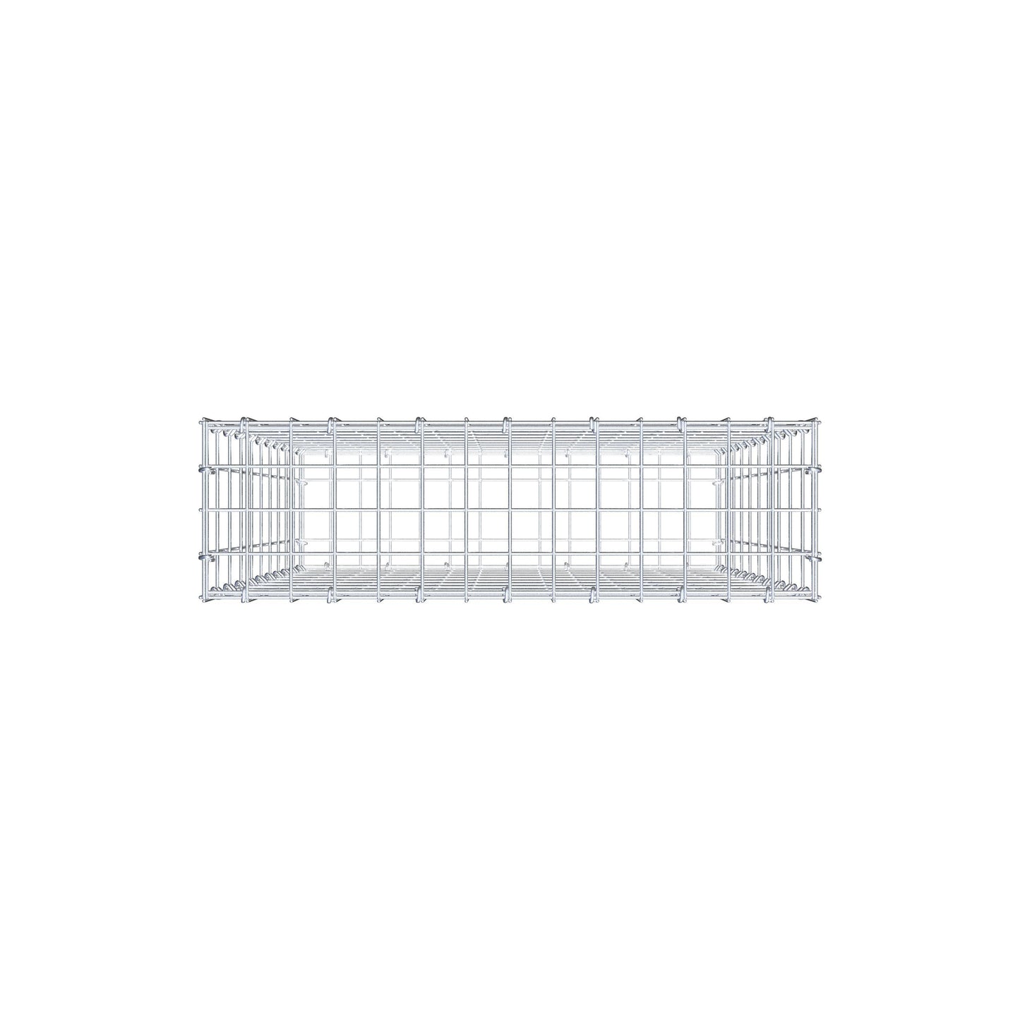 Gabion 100 cm x 70 cm x 20 cm (L x H x D), maskestørrelse 5 cm x 10 cm, C-ring