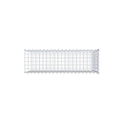 Opvokset gabion type 2 100 cm x 60 cm x 30 cm (L x H x D), maskestørrelse 5 cm x 5 cm, spiral