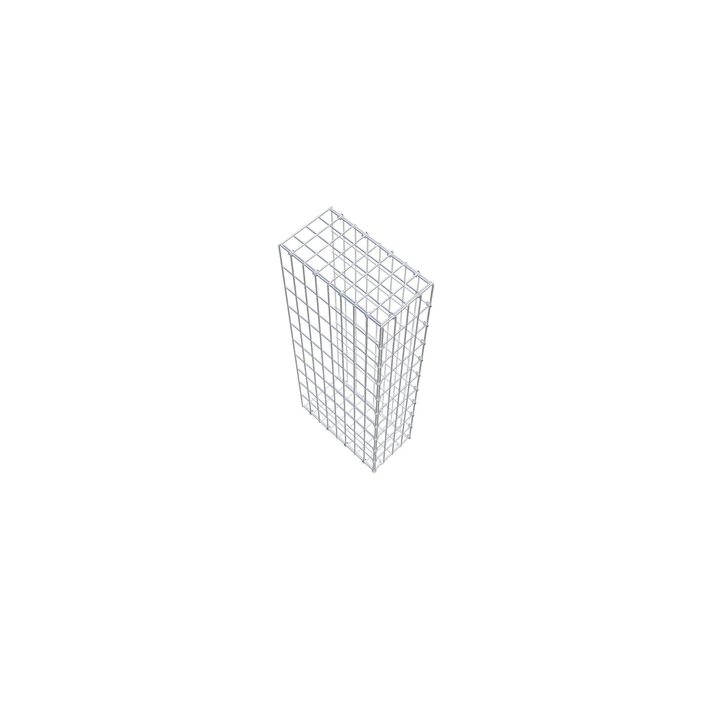 Fourche rapportée type 2 100 cm x 40 cm x 20 cm, mailles 5 cm x 10 cm, anneau en C