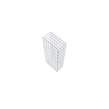Fourche rapportée type 2 100 cm x 40 cm x 20 cm, mailles 5 cm x 10 cm, anneau en C