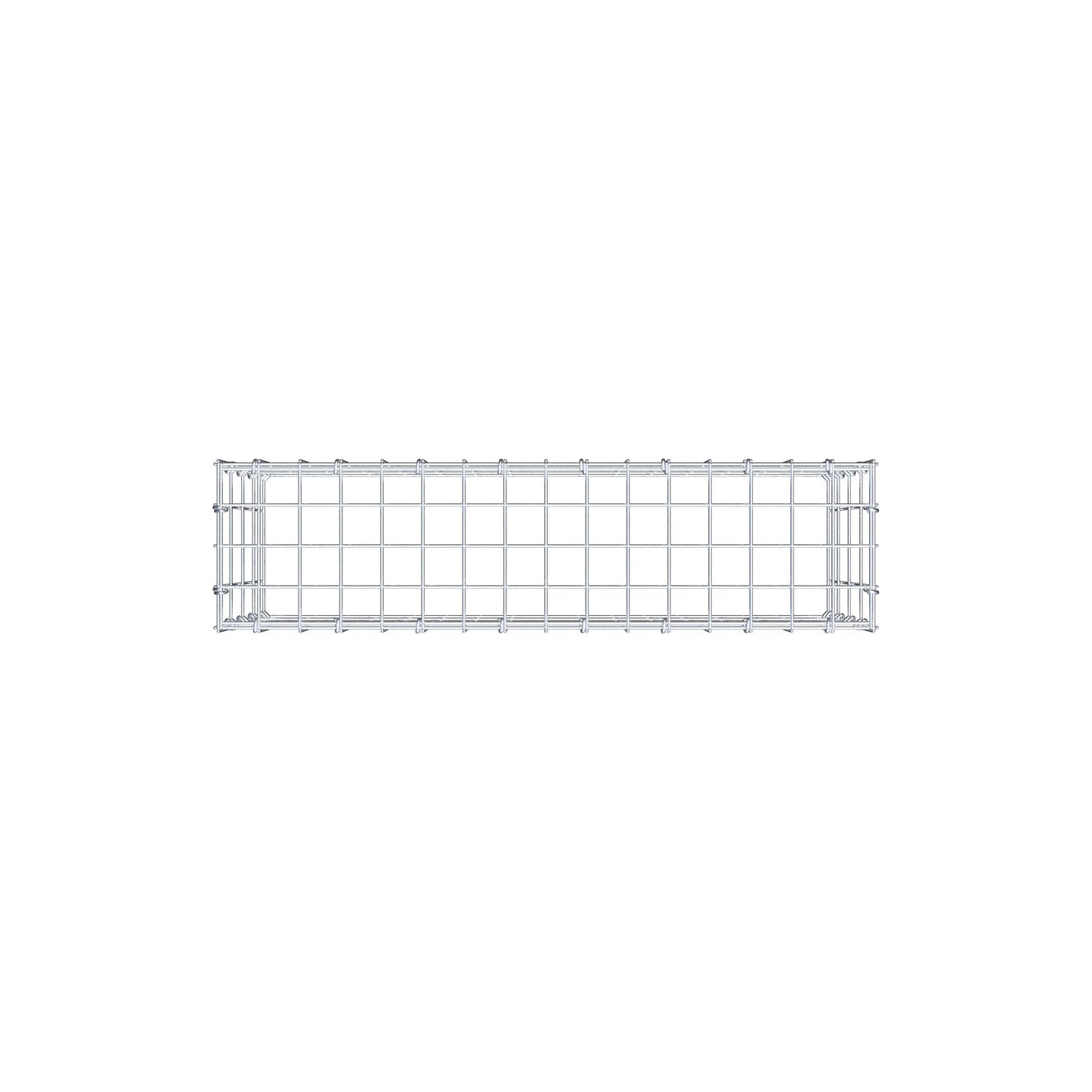 Fourche rapportée type 3 80 cm x 40 cm x 20 cm (L x H x P), mailles 5 cm x 10 cm, anneau C