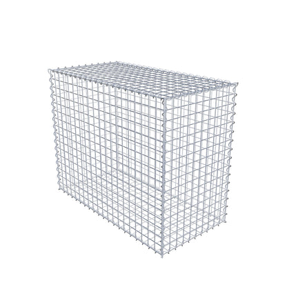 Gabion 100 cm x 80 cm x 50 cm (L x H x D), mesh size 5 cm x 5 cm, spiral
