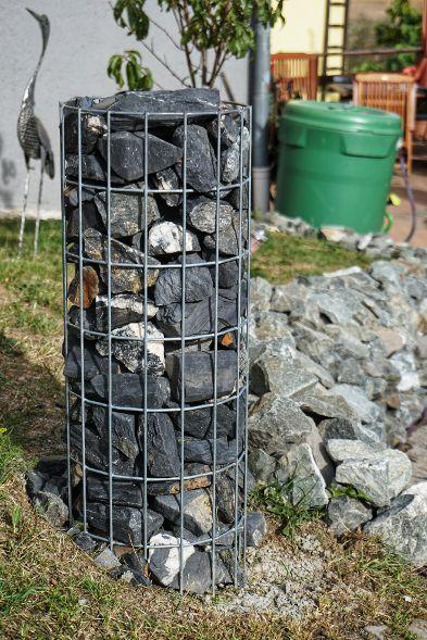 Colonne de gabion diamètre 27 cm, MW 5 x 10 cm rond